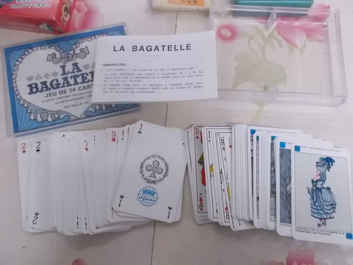 9A○／パンダカード・LA BAGATELLE・ファインプレイ・泣き笑いカード他レトロゲーム・カードゲーム等5点まとめて_画像3