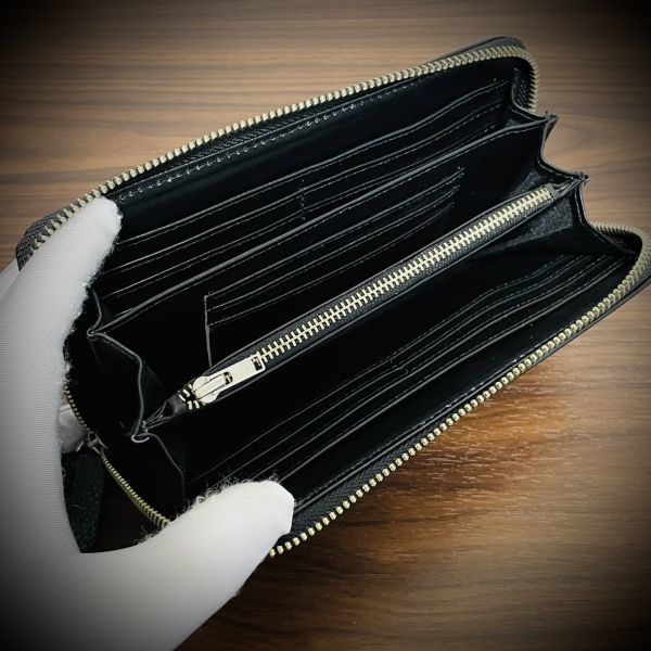 海の宝石 スティングレイ 長財布 メンズ財布 カード15枚 大容量 ガルーシャ エイ革 ポリッシュ 送料無料 YKK 本革 グリーン 緑|Yahoo!フリマ(旧PayPayフリマ)