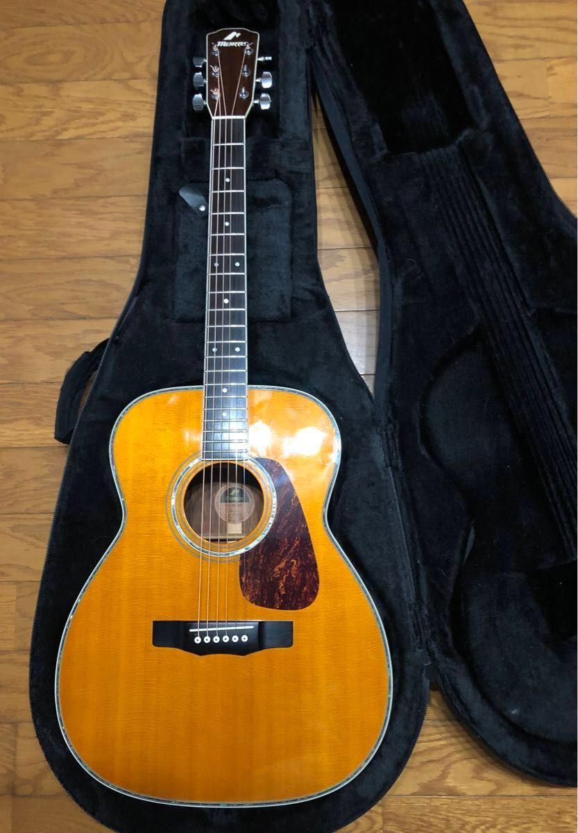 美品 モーリスMorris MF-601 単板スプルーストップにハカランダ 美品 モーリスMorris MF-601 単板スプルーストップにハカランダ