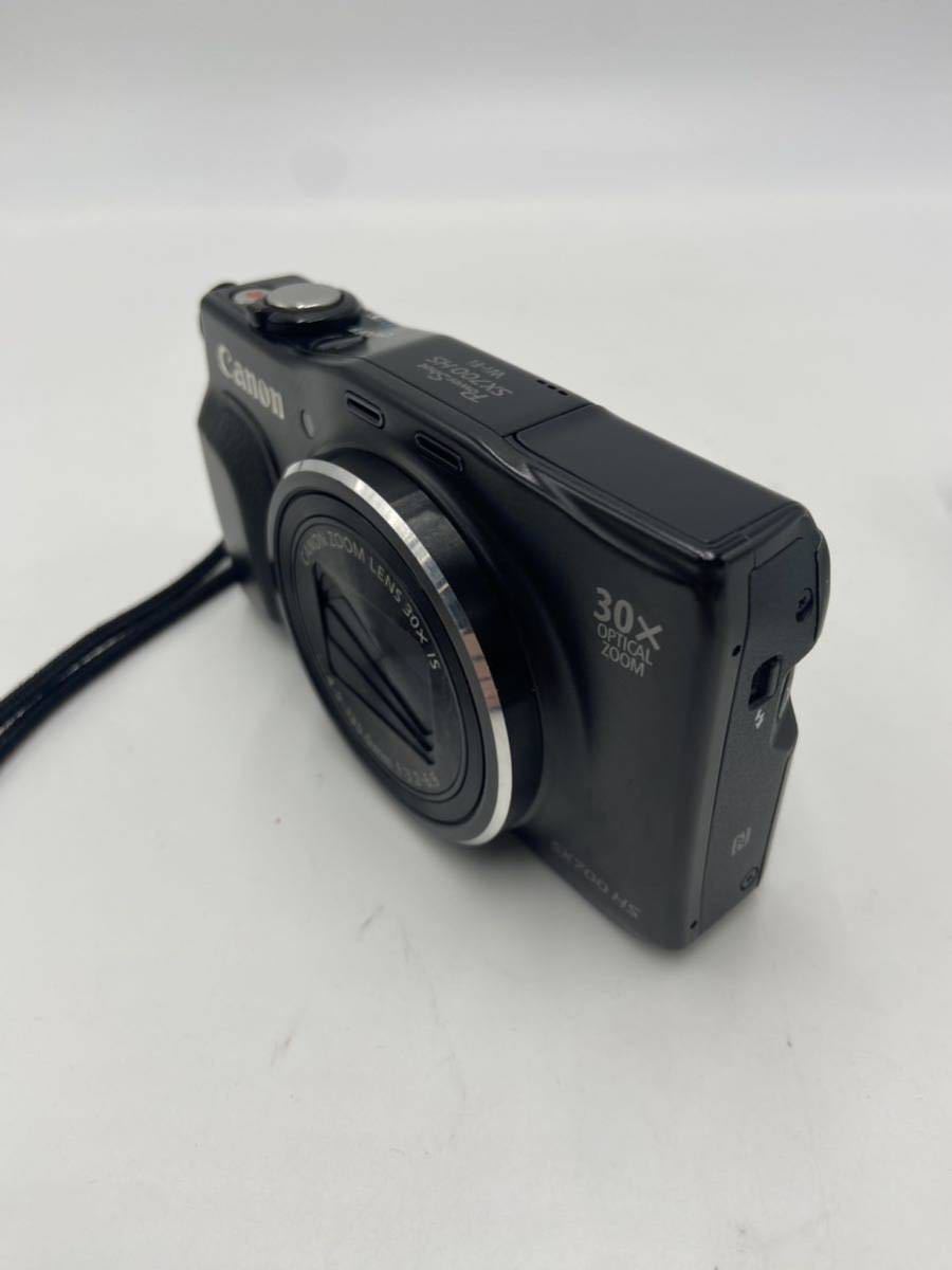 シャッターフラッシュok Canon デジタルカメラ PowerShot SX700HS ブラック BK _画像4