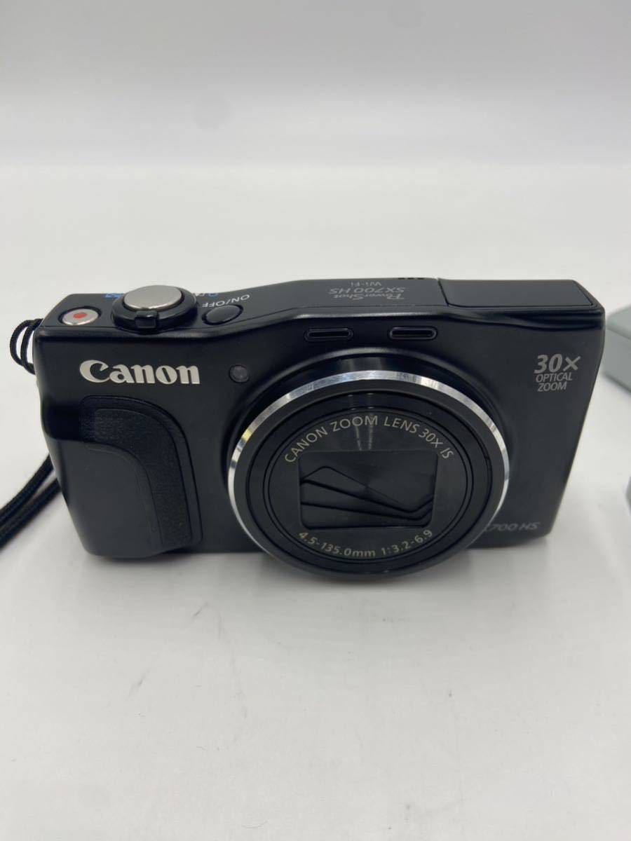 シャッターフラッシュok Canon デジタルカメラ PowerShot SX700HS ブラック BK _画像2
