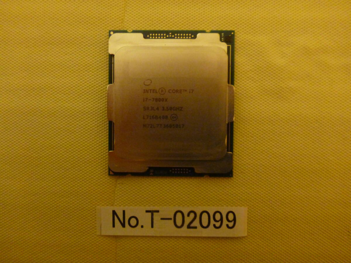 管理番号　T-02099 / INTEL / CPU / Core i7-7800X / LGA2066 / BIOS起動確認済み / ゆうパケット発送 / ジャンク扱い_画像1