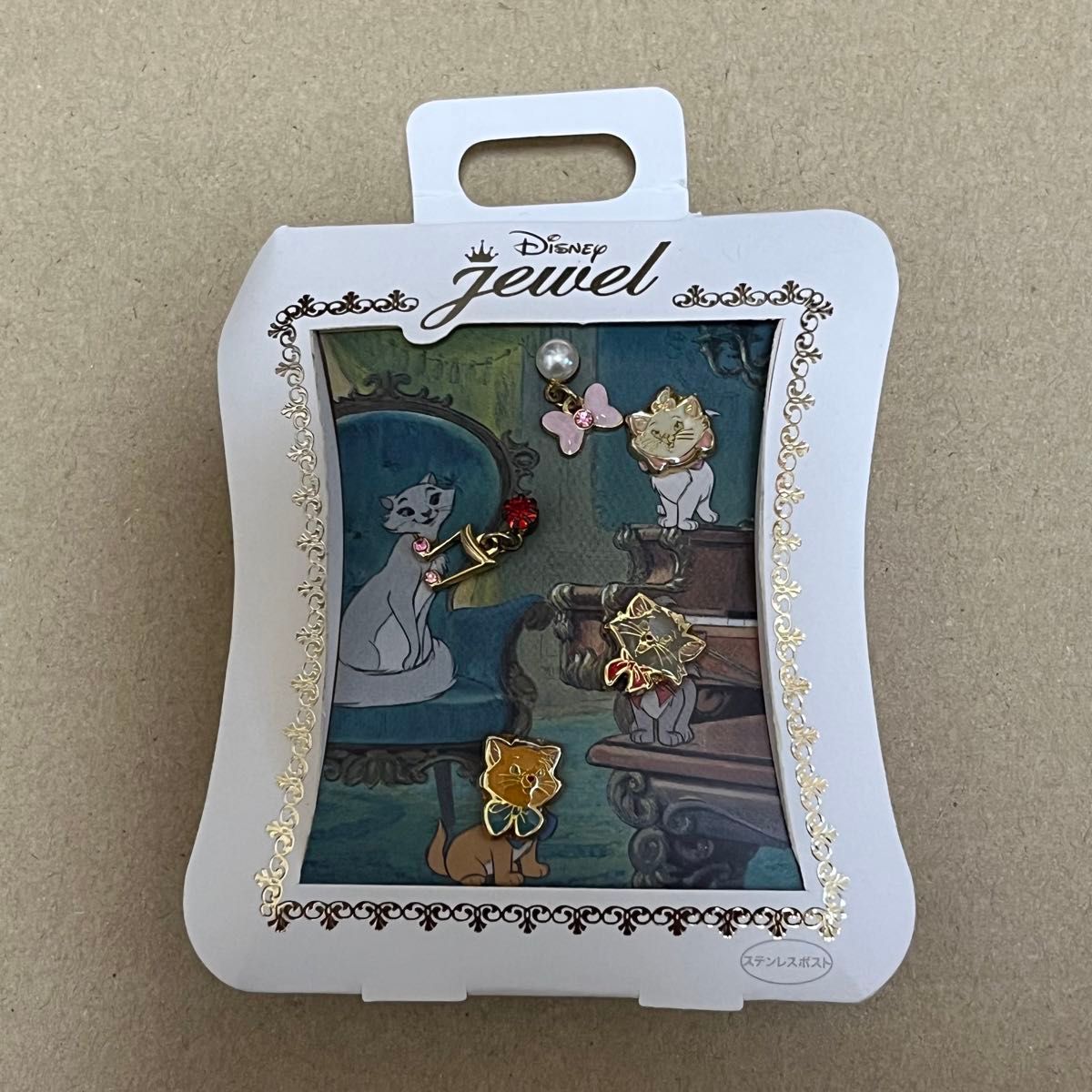 ☆US Disney Parks☆おしゃれキャット マリーちゃん ピアス ディズニーストア おしゃれキャット マリー ピアス|Yahoo