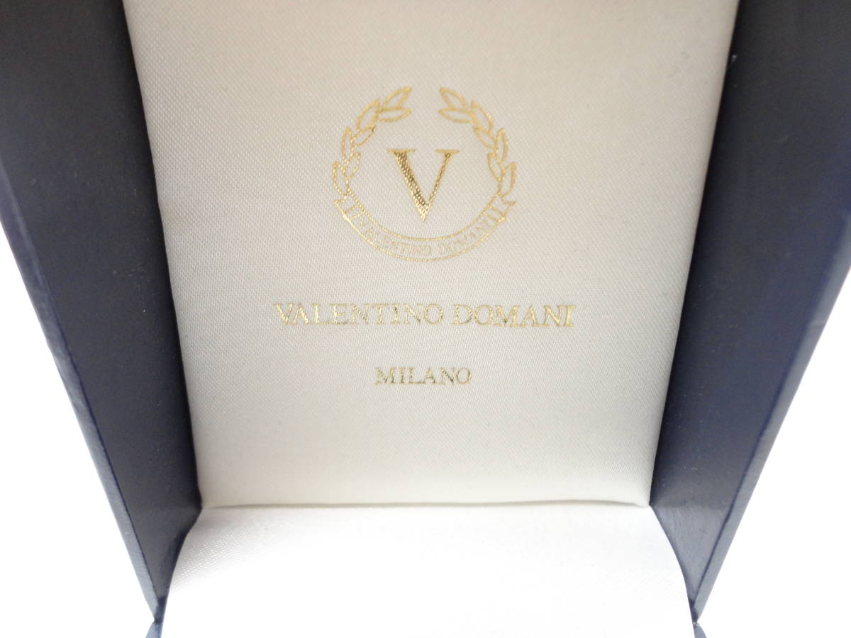 時計祭 バレンチノドマーニ VD-1020 VALENTINO DOMANI MILANO ゴールド ヒビ有 ケース付 レディース 中古 ジャンク_画像8