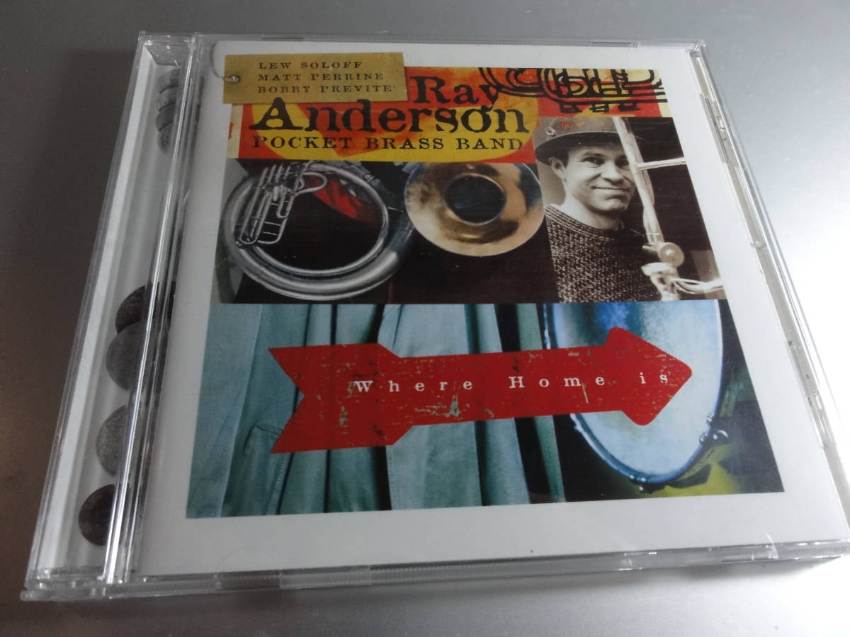 RAY ANDERSON POCKRT BRASS BAND レイ・アンダーソン ポケット・ブラス・バンド WHERE HOME IS