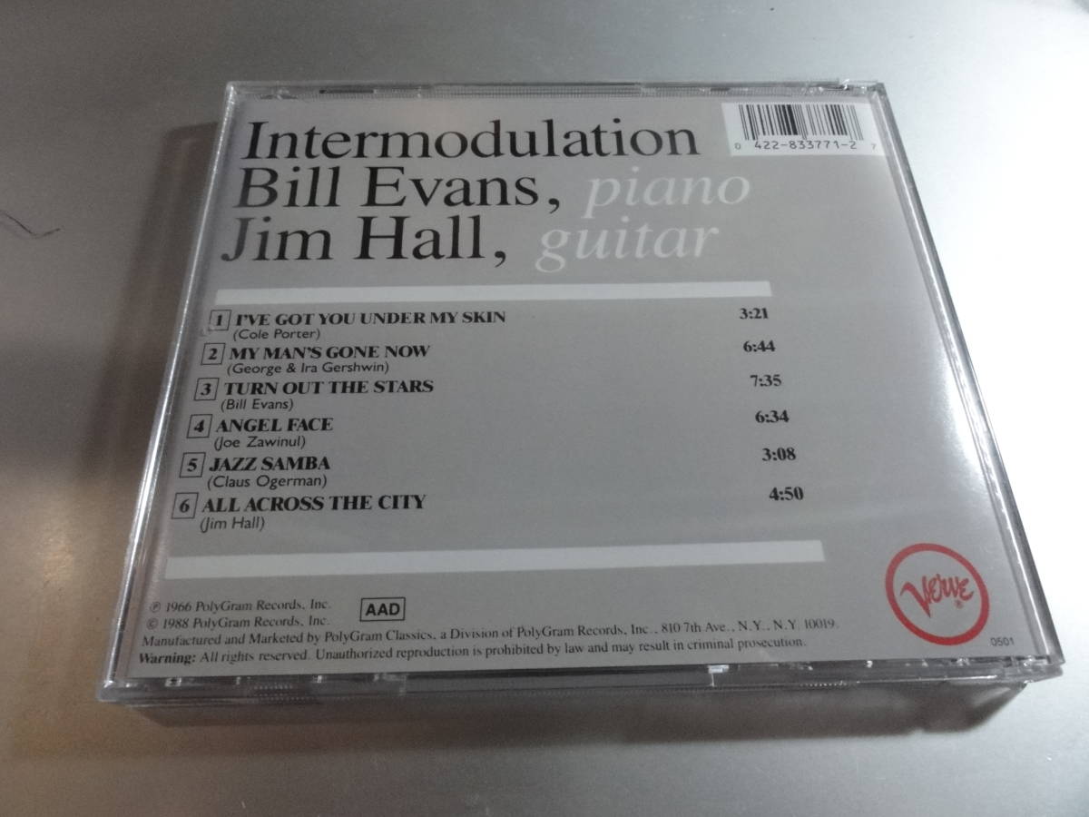 BILL EVANS JIM HALL　　　　　　ビル・エヴァンス　ジム・ホール　　 INTERMODULATION_画像2