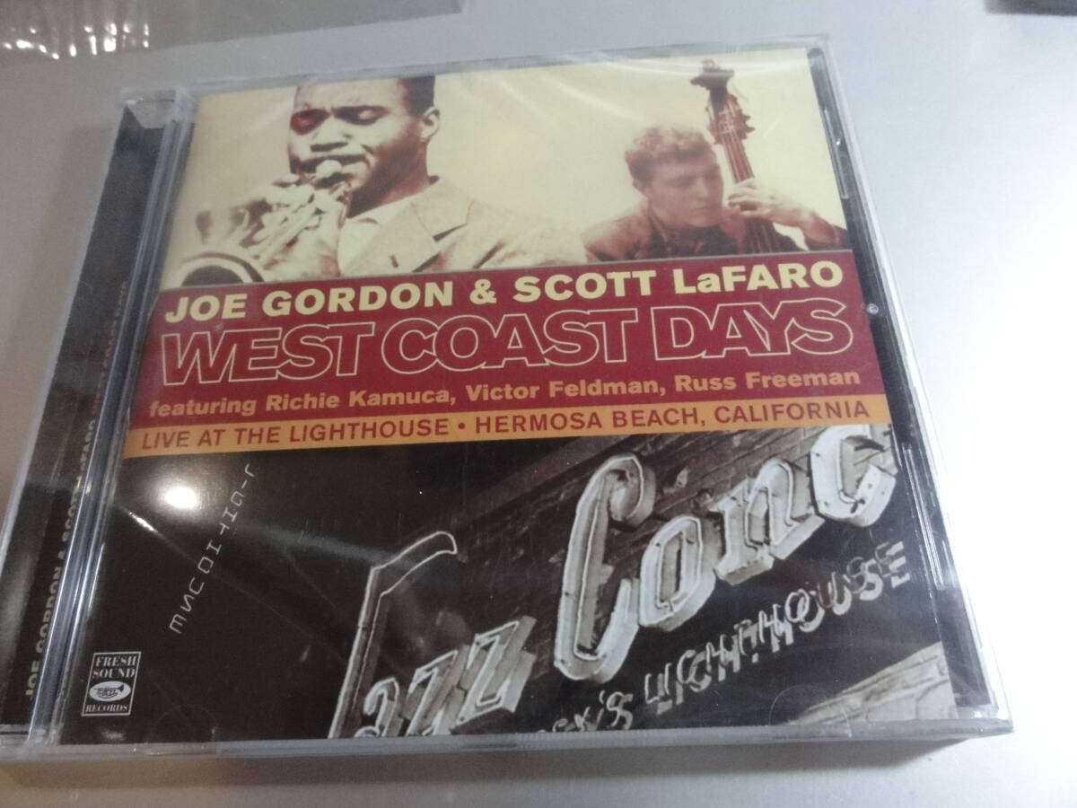 JOE GORDON & SCOTT LAFARO　　 ジョー・ゴードン　　スコット・ラファロ　WEST COAST DAYS 新品未開封シュリンク付き