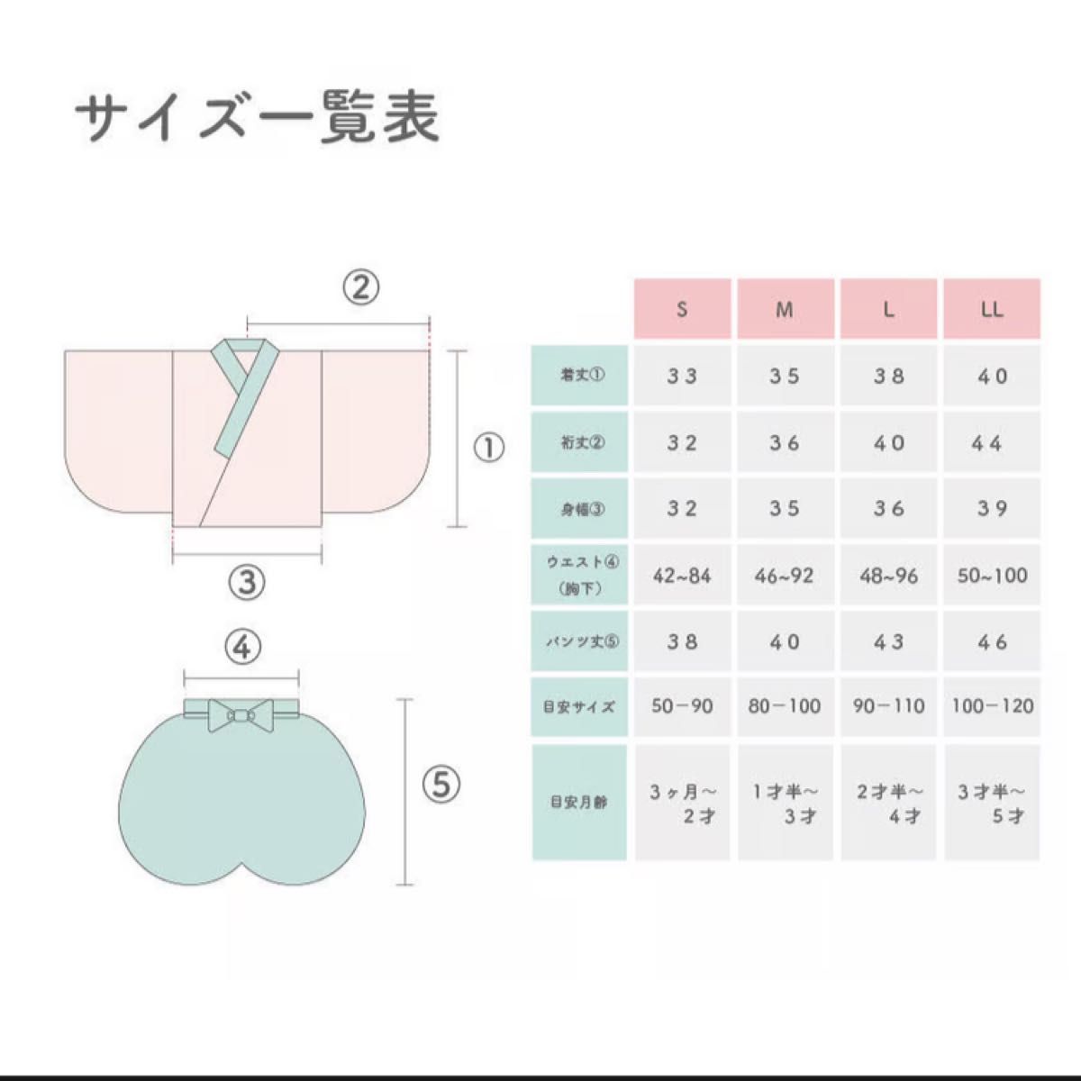 ぽわんの袴  着物　七五三 ひな祭り