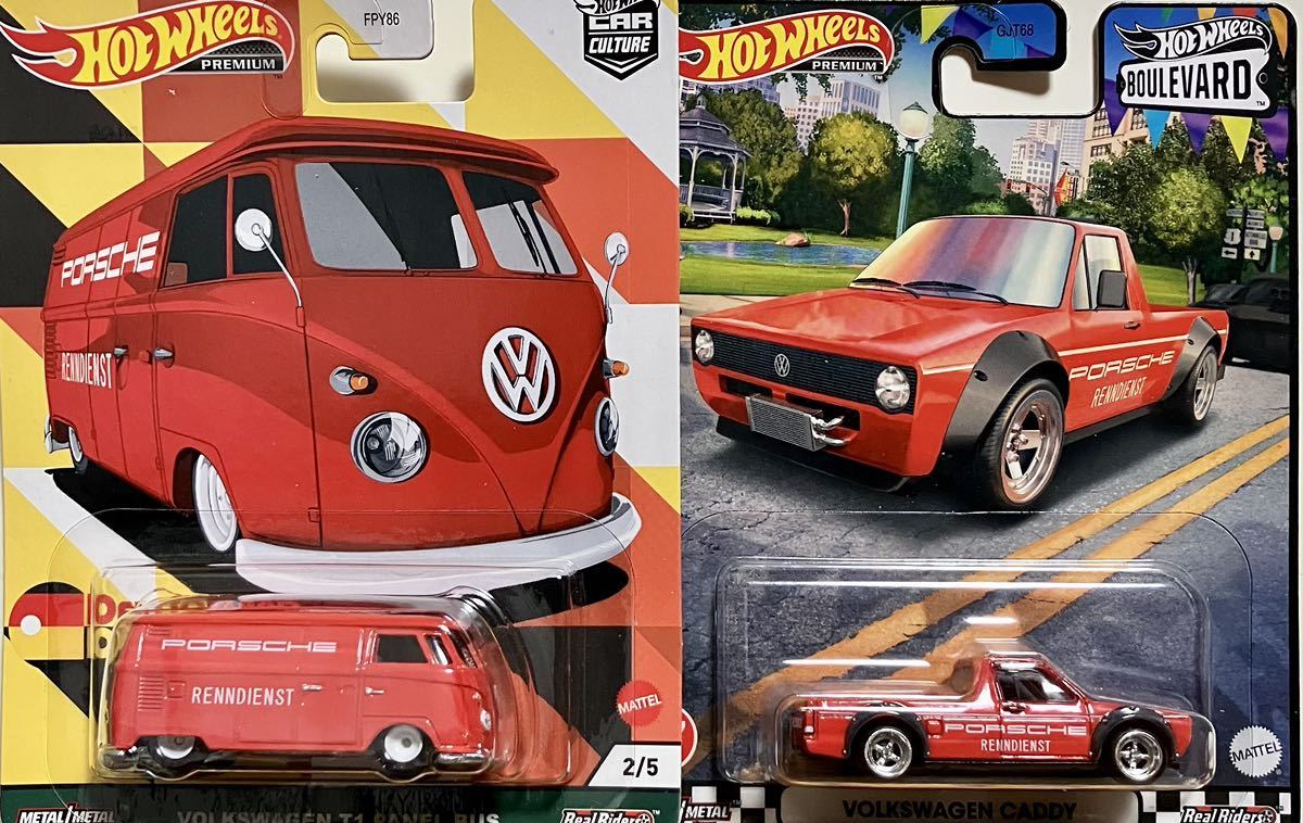 ホットウィール ブールバード VW キャディ VOLKSWAGEN CADDY T1 PANEL BUS T1 バス キャルルック moon ムーンアイズ ポルシェ_画像1