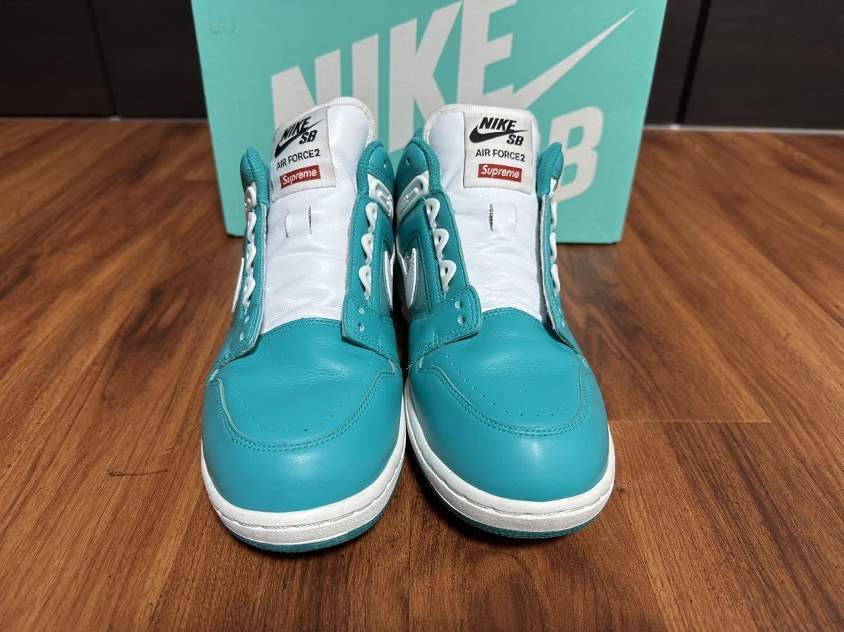 Supreme Nike SB Air Force 2 New Emerald 27cm US9 USED_画像4