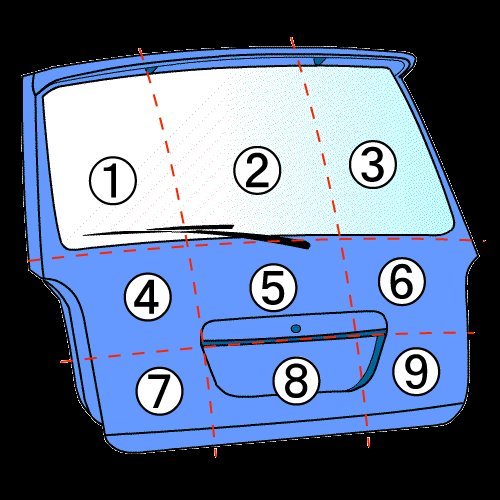 タウンボックス　CBA-U61W　バックドア　A99　シルバー　※個人宅配送不可※_画像7