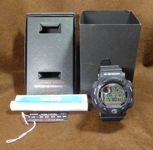 カシオ 腕時計 G-SHOCK DW-8600ZJ-1T フィッシャーマン メンインブラック FISHERMAN MEN IN BLACK MIB_画像1