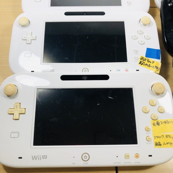 【動作確認済み/ジャンク/24-01-239】Nintendo 任天堂 WiiU 本体 ゲームパッド まとめて 8セット_画像3