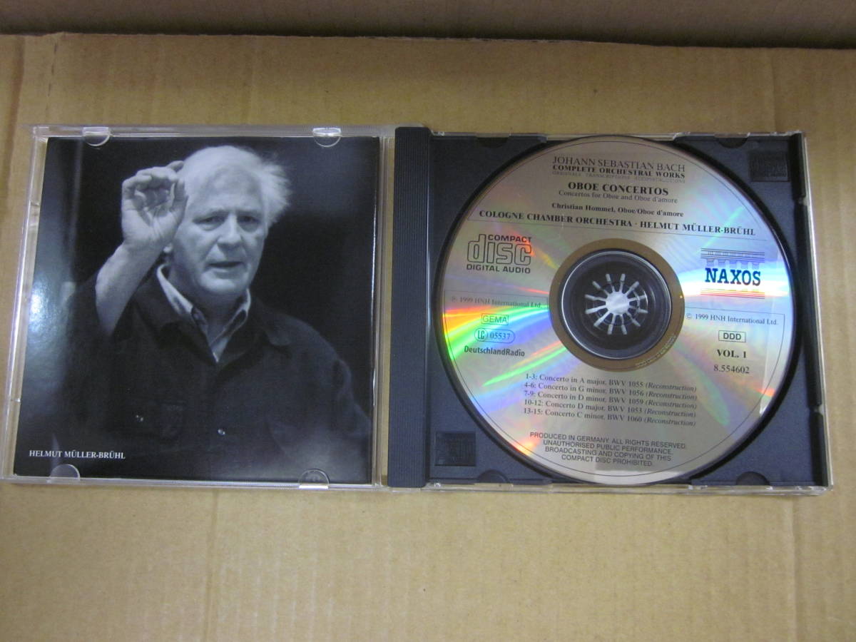 CLASSIC　クラシック/8枚組 CD　BOX/輸入盤 NAXOS　バッハ　管弦楽作品集 Mueller-Bruehl Helmut ヘルムート・ミュラー=ブリュール　　_画像7