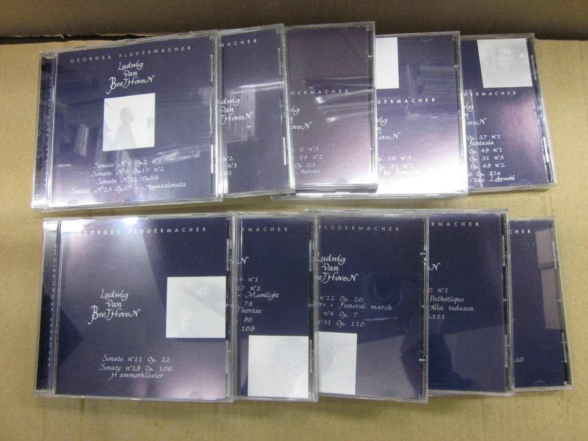 CLASSIC クラシック/10枚組CD BOX/輸入盤 ベートーヴェン ソナタ全集  GEORGES PLUDERMACHER ジョルジュ・プルーデルマッハーの画像6