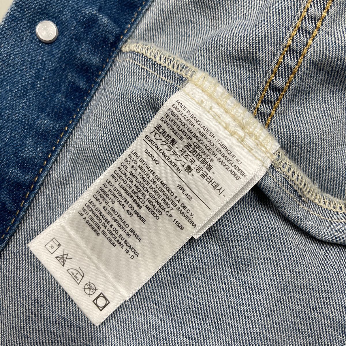 リーバイス アウター デニムジャケット Gジャン Levi's DENIZEN トラッカージャケット 807490003 TYPEIII サード 3rd ジージャン 未使用_画像10