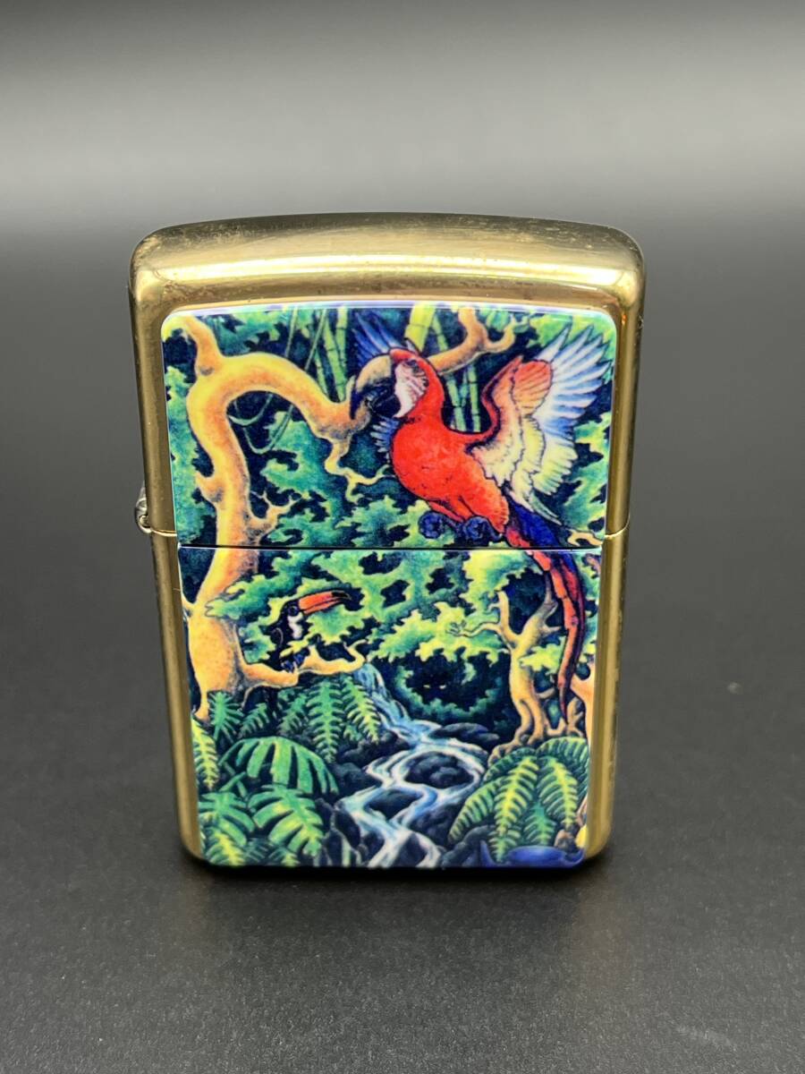 (9391)ZIPPO/ジッポー MYSTERIES OF THE FOREST/ミステリーオブザフォレスト　着火未確認　経年保管/現状品_画像2