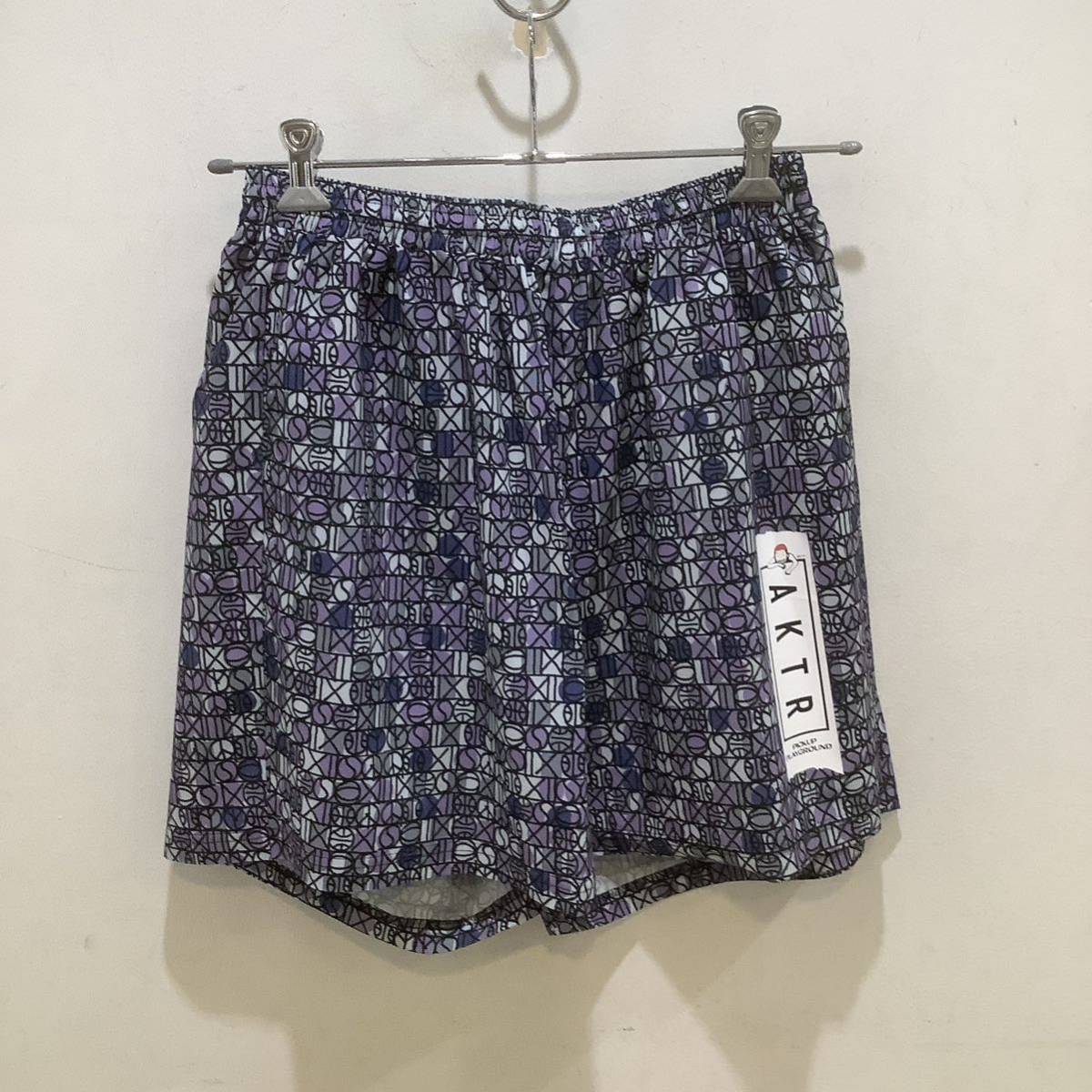 AKTR アクター PUP SHORT WIDE PANTS SLUMDUNK スラムダンク 桜木 ショートワイドパンツ パープル M 647079_画像1