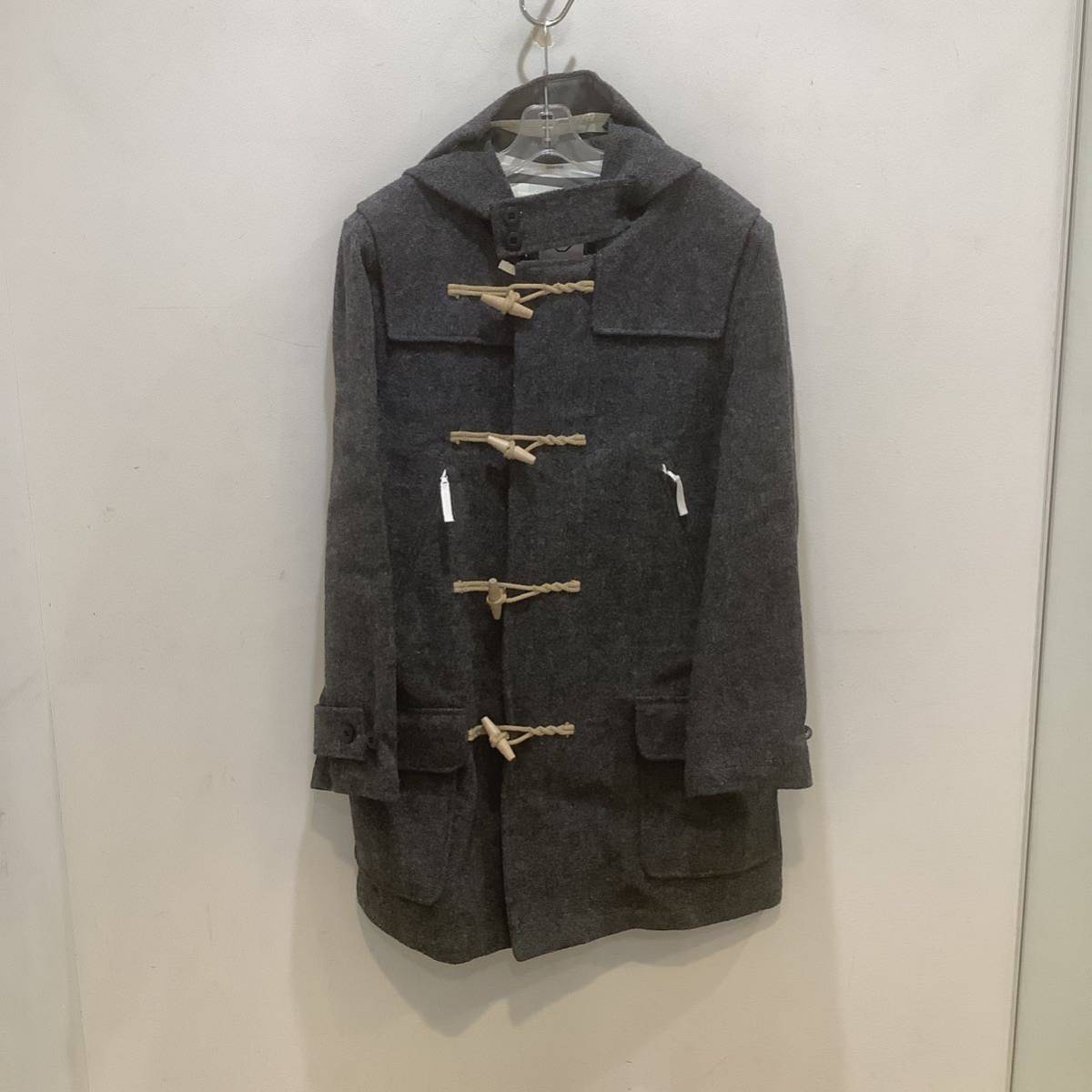 visvim ビズヴィム Harris Tweed COMMODORE DUFFLE COAT GORE-TEX ハリスツイード ウールダッフルコート gray グレー XLサイズ 649060