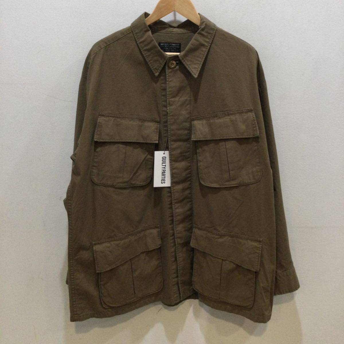 WACKOMARIA ワコマリア 23FWE-WMO-ML01 2023 A/W Fatigue Jacket ファティーグジャケット コットン ベージュ L 626138