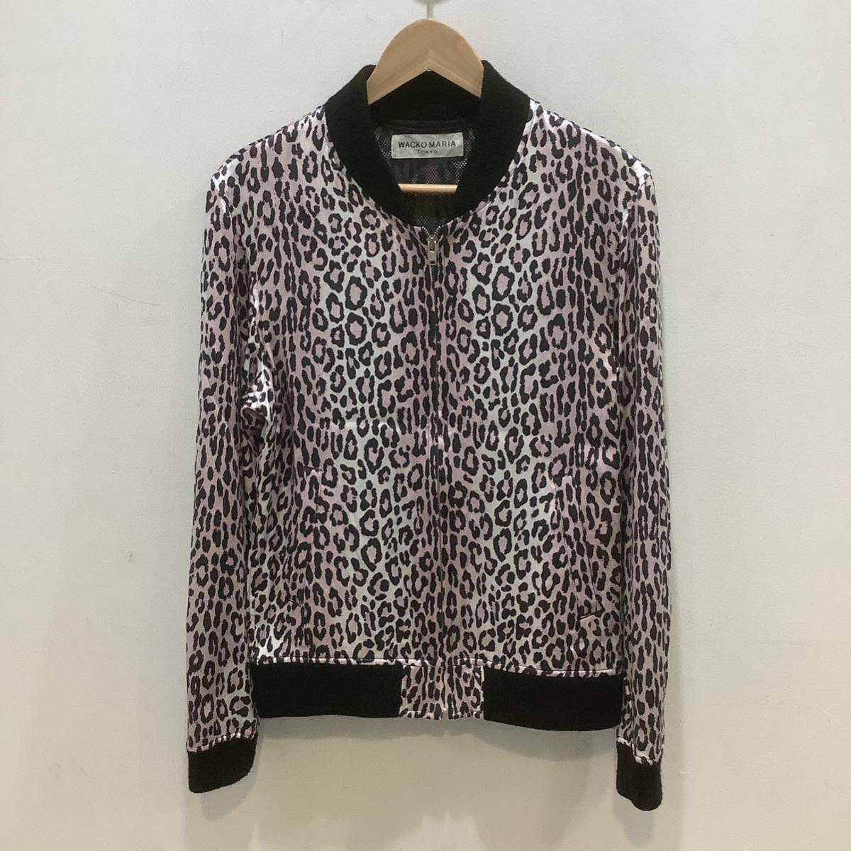 WACKOMARIA ワコマリア LEOPARD SKA JACKET レオパードスカジャケット スカジャン ヒョウ柄 ピンク M 651096_画像1