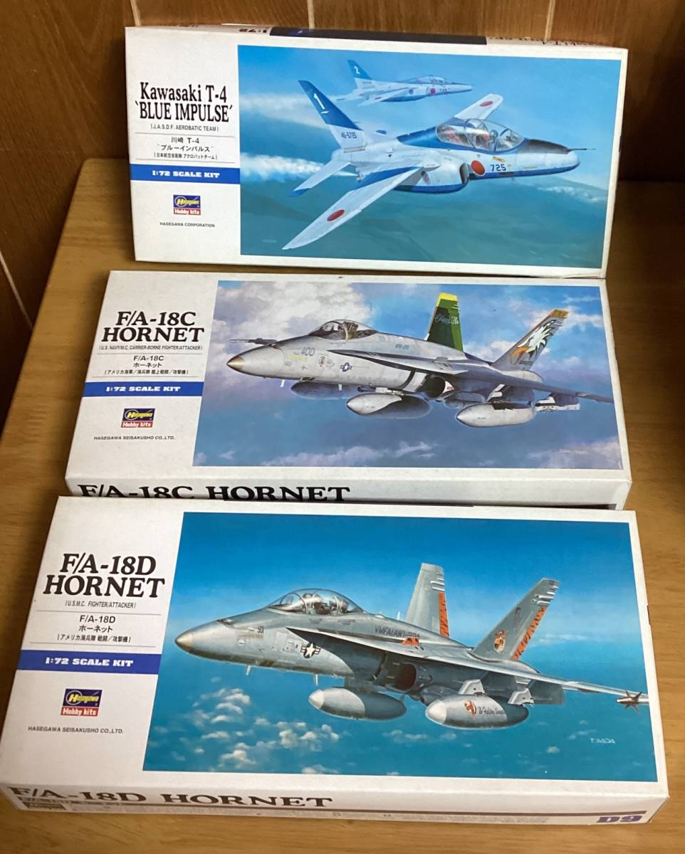 ハセガワ　1/72スケール　航空機・戦闘機　5点セット　ライトニングF　Mk.6　ホーネット　ブルーインパルス　三菱F-1　他_画像3