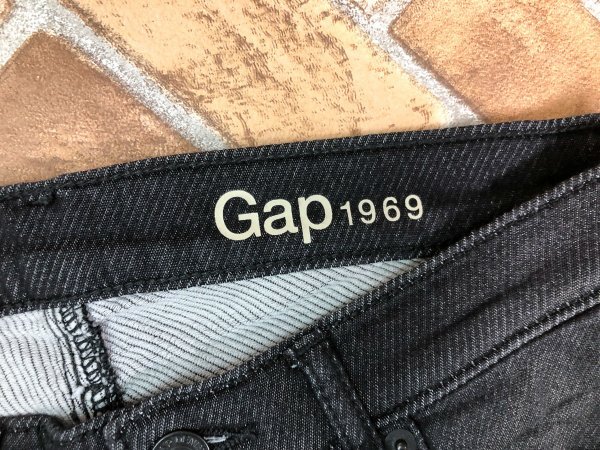  новый товар!GAP 1969 Gap женский стрейч soft Denim джинсы брюки 24r чёрный хлопок полиуретан 