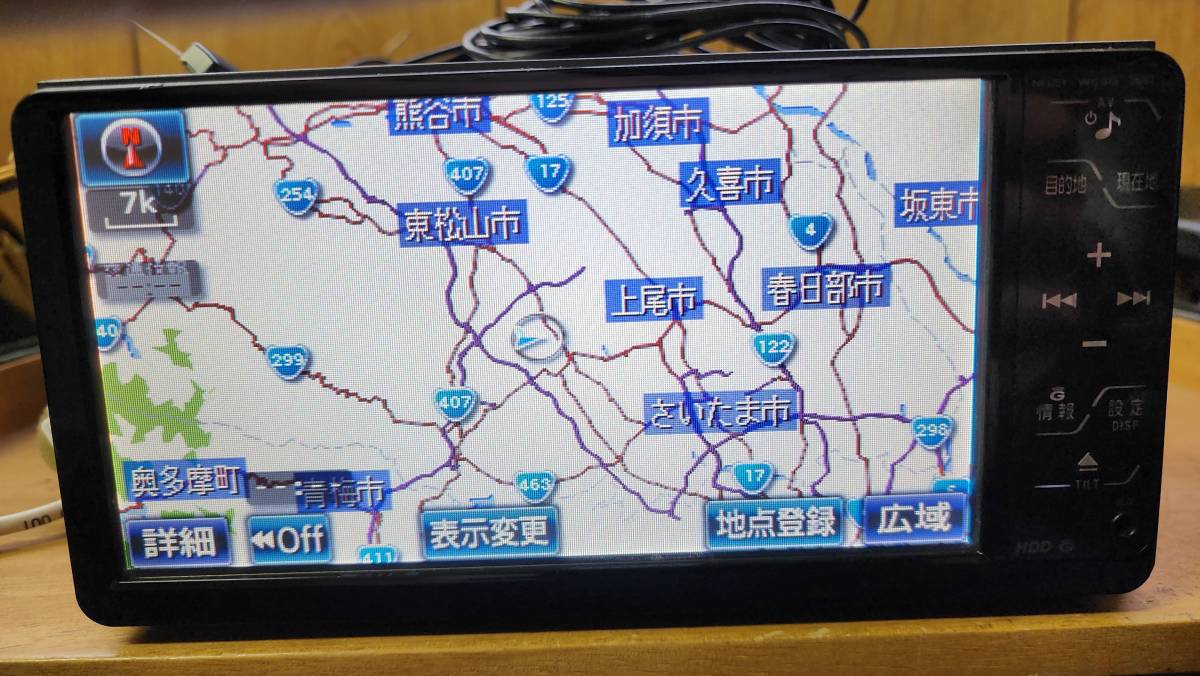 トヨタ純正 HDDナビ NHZT-W58G ジャンク品 の画像1