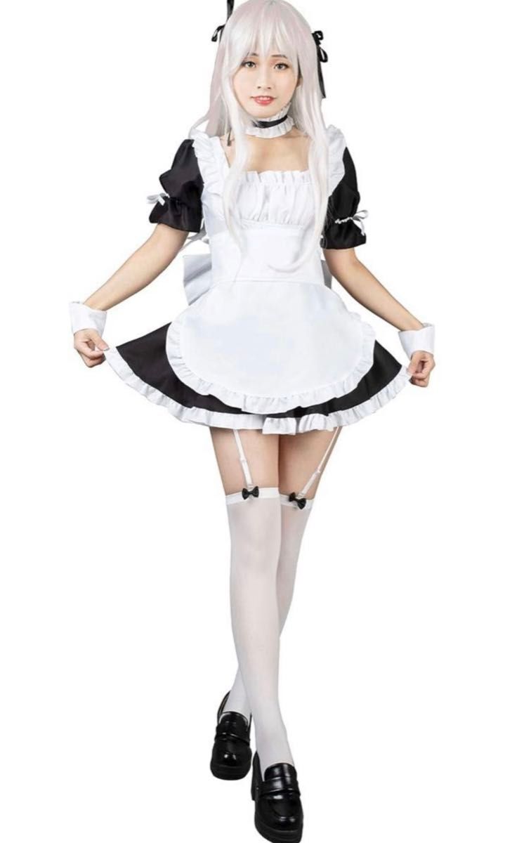 売り尽くしセール★春日野 穹 メイド服バージョン コスプレ コスチューム 衣装 ハロウィン コスプレ 衣装 仮装 Mサイズ