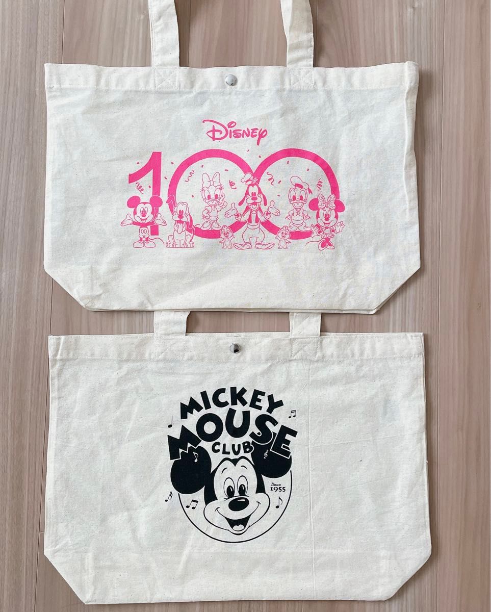 ミッキー ミニー 福袋 Disney 100周年 バッグ トートバッグ 2点セット