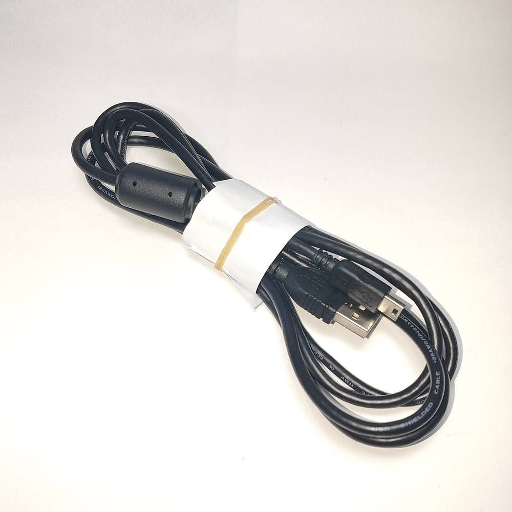 USB mini(オス) - Type-A(オス)ケーブル 1.8m フェライトコア付き (Scansnapの付属品)