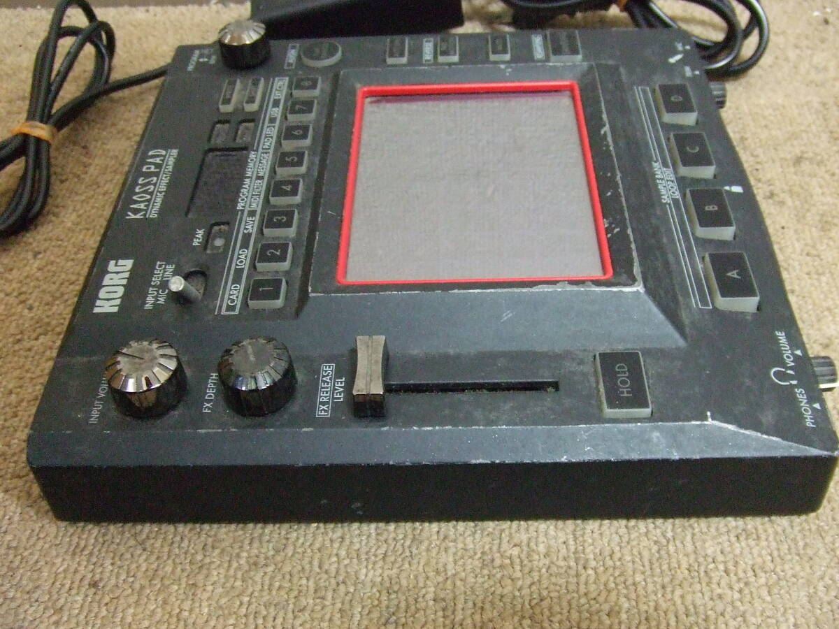 h345 KORG Korg Kaoss Pad KAOSS PAD KP3 DJ effector used not yet verification present condition goods 