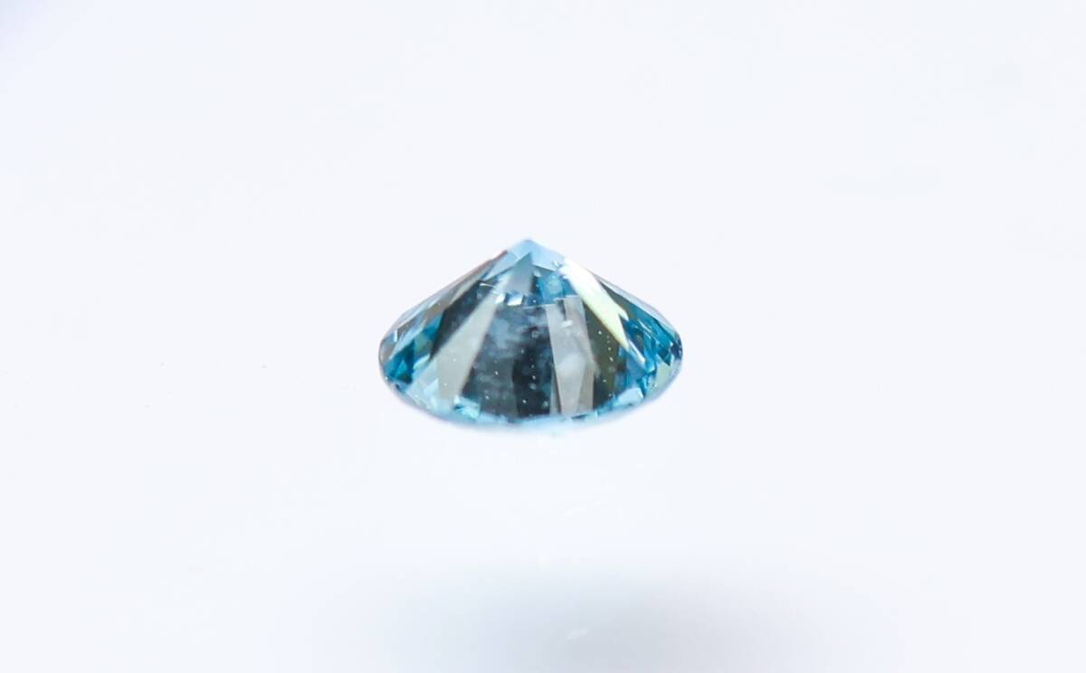 【１００円～】0.130ｃｔ 天然ブルーダイヤ（トリート）_画像2