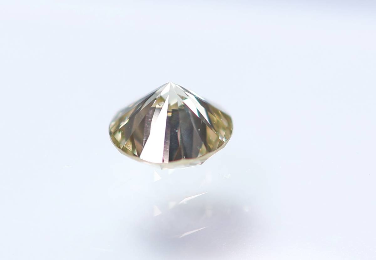 【１００円～】0.478ｃｔ 天然ダイヤ VERY LIGHT BROWNISH YELLOW（ナチュラルカラー）SI1 ＧＯＯＤ_画像4