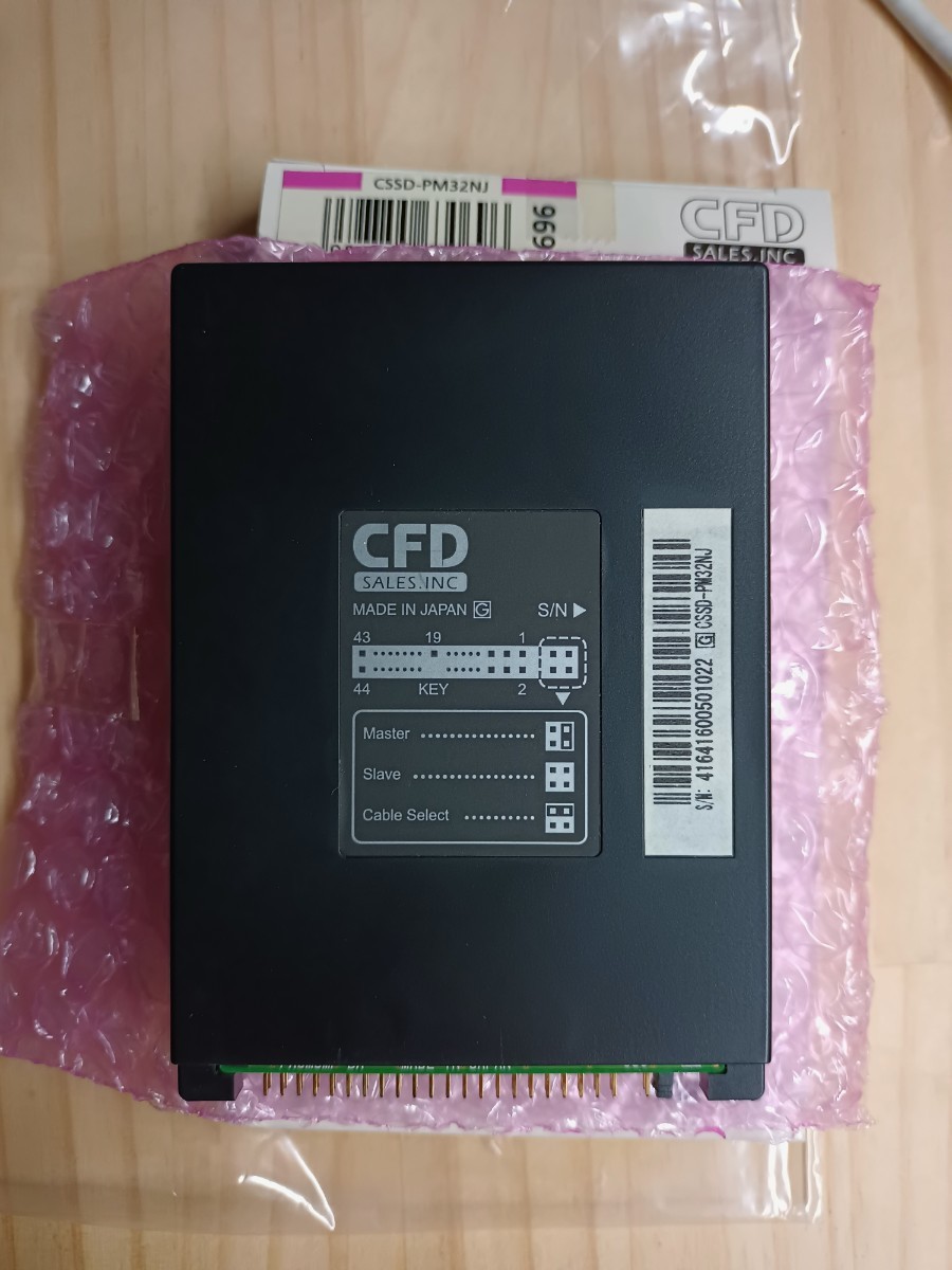 【送料込】美品　稼働時間0? CFD 32GB IDE 内蔵 SSD 2.5インチ動作確認済み_画像1