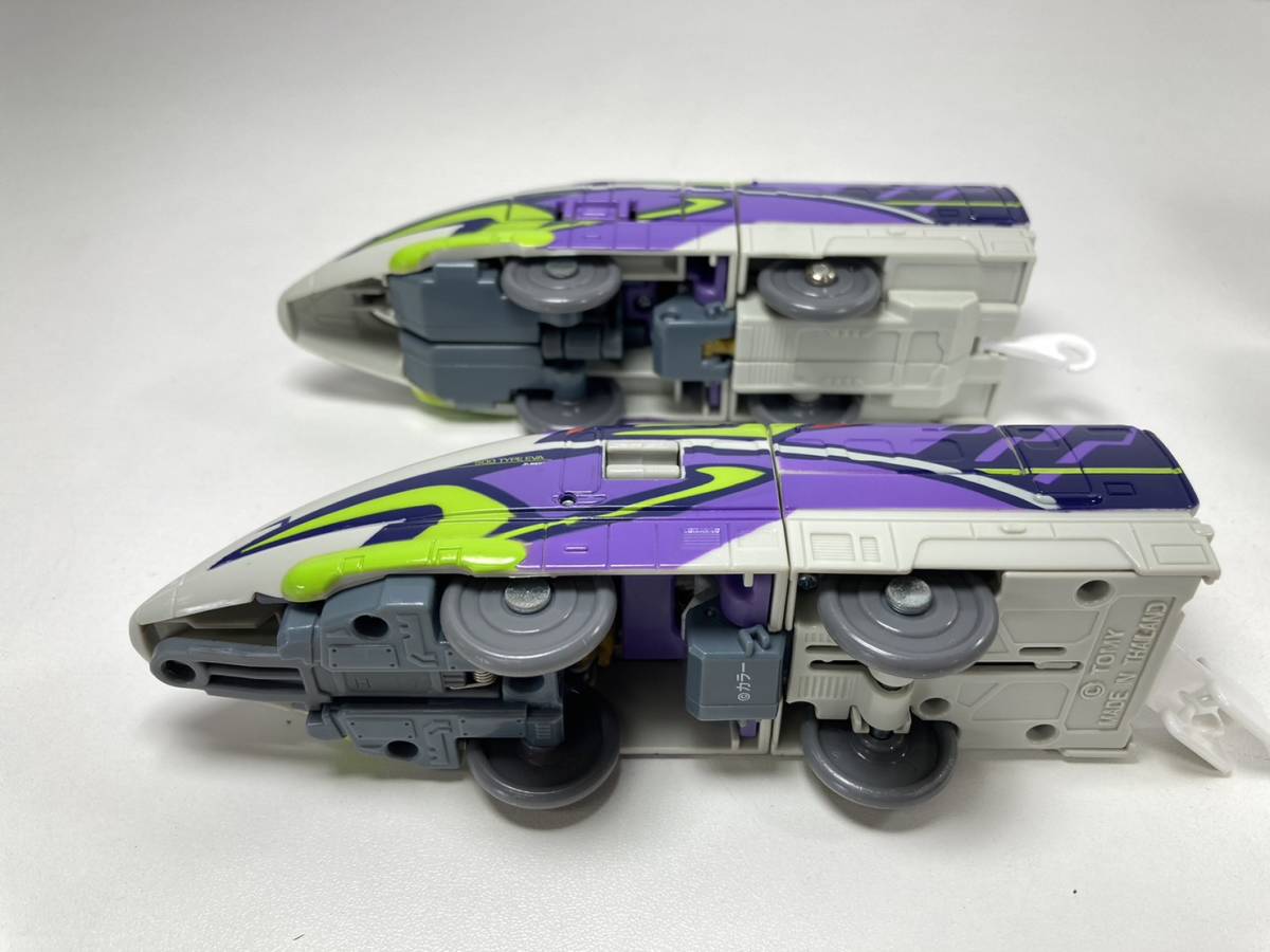 【動作未確認】プラレール 新幹線変形ロボ シンカリオン 500 TYPE EVA 復刻版 エヴァンゲリオン_画像4