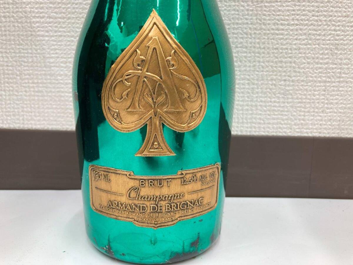 GIOM27346 ARMAND DE BRIGNAC アルマン・ド・ブリニャック マスターズ グリーン 2018 シャンパン 750ml 12.5% ケース付 未開栓 現状品_画像4