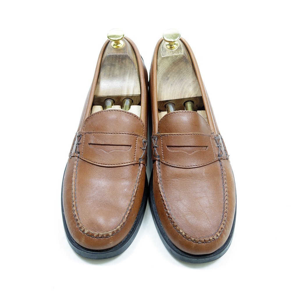 11M надпись 29cm соответствует GH.BASS&Co Weejuns автобус we Jean z монета pe колено Loafer Brown чай /24.2.2/P132