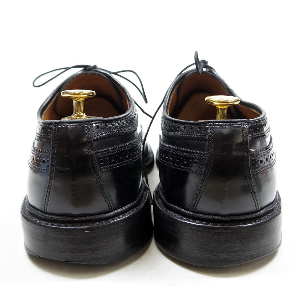 10-1/2EEE表記 28.5cm相当 Allen Edmonds MacNeil アレンエドモンズ マクニール 外羽根 ウィングチップ ブラック/24.2.10/P149の画像6