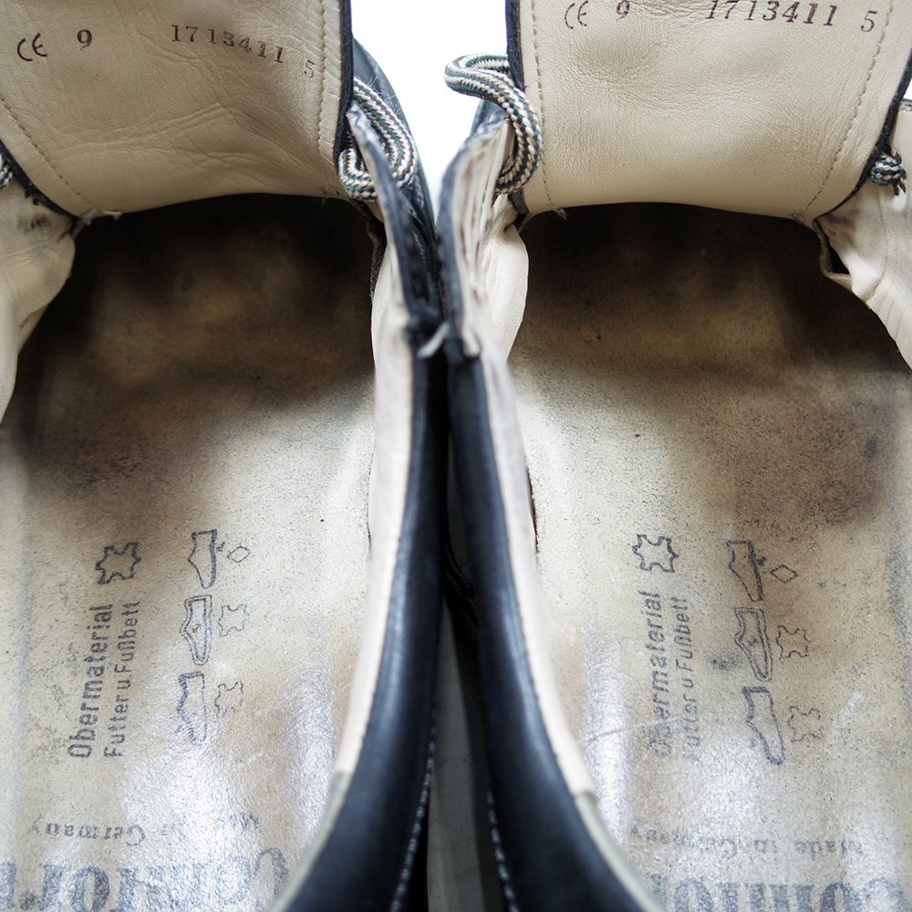 9 надпись 27m соответствует Finn Comfort ласты комфорт SOHOso- сигнал кожа обувь черный /24.2.15/P191