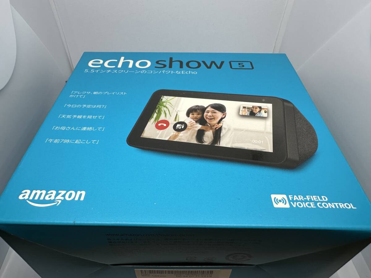 amazon Echo Show 5 (エコーショー5) スマートディスプレイ with Alexa チャコールの画像3