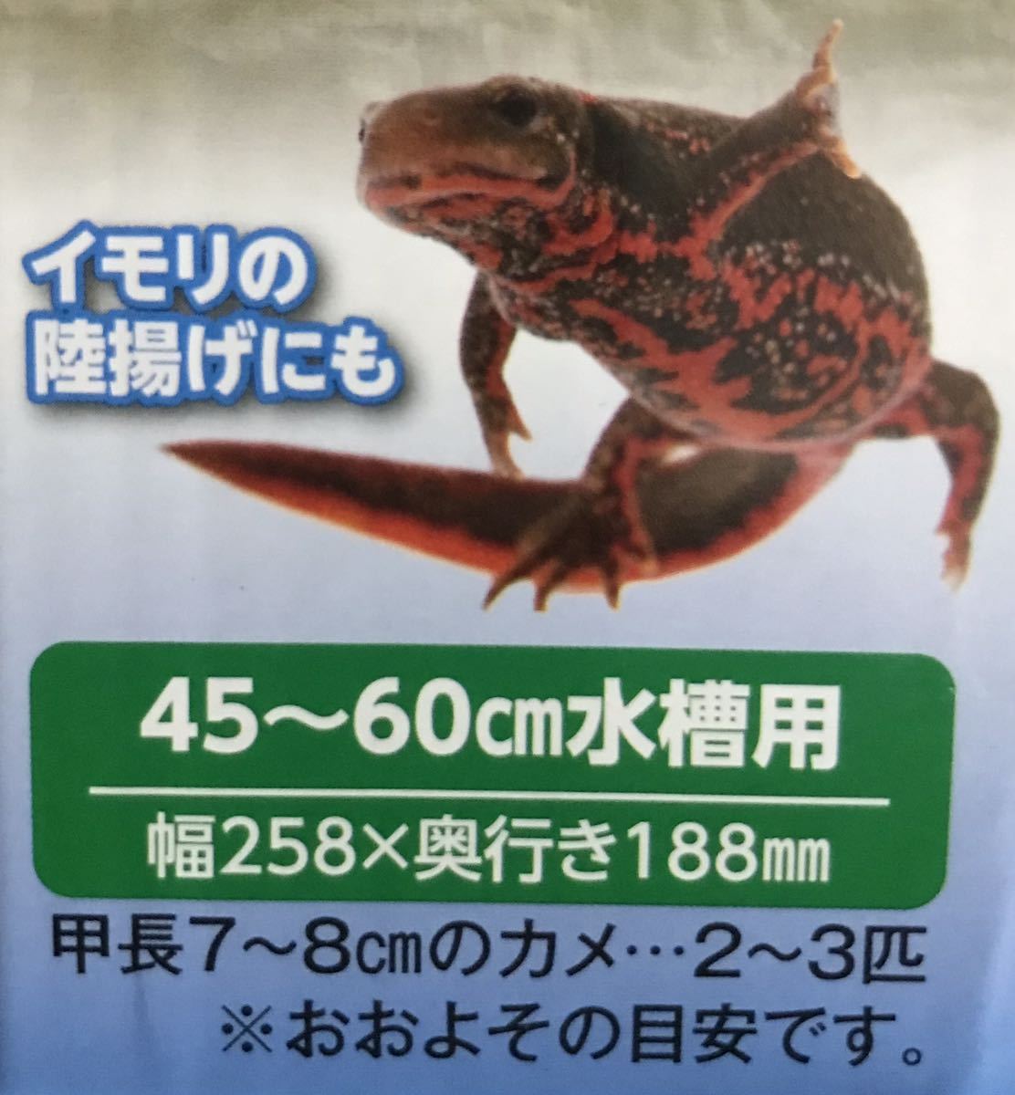 水作 カメの浮島 L(258㎜×188㎜)吸盤で固定出来る(亀 イモリ カエル)(新品未使用送料無料)_画像7