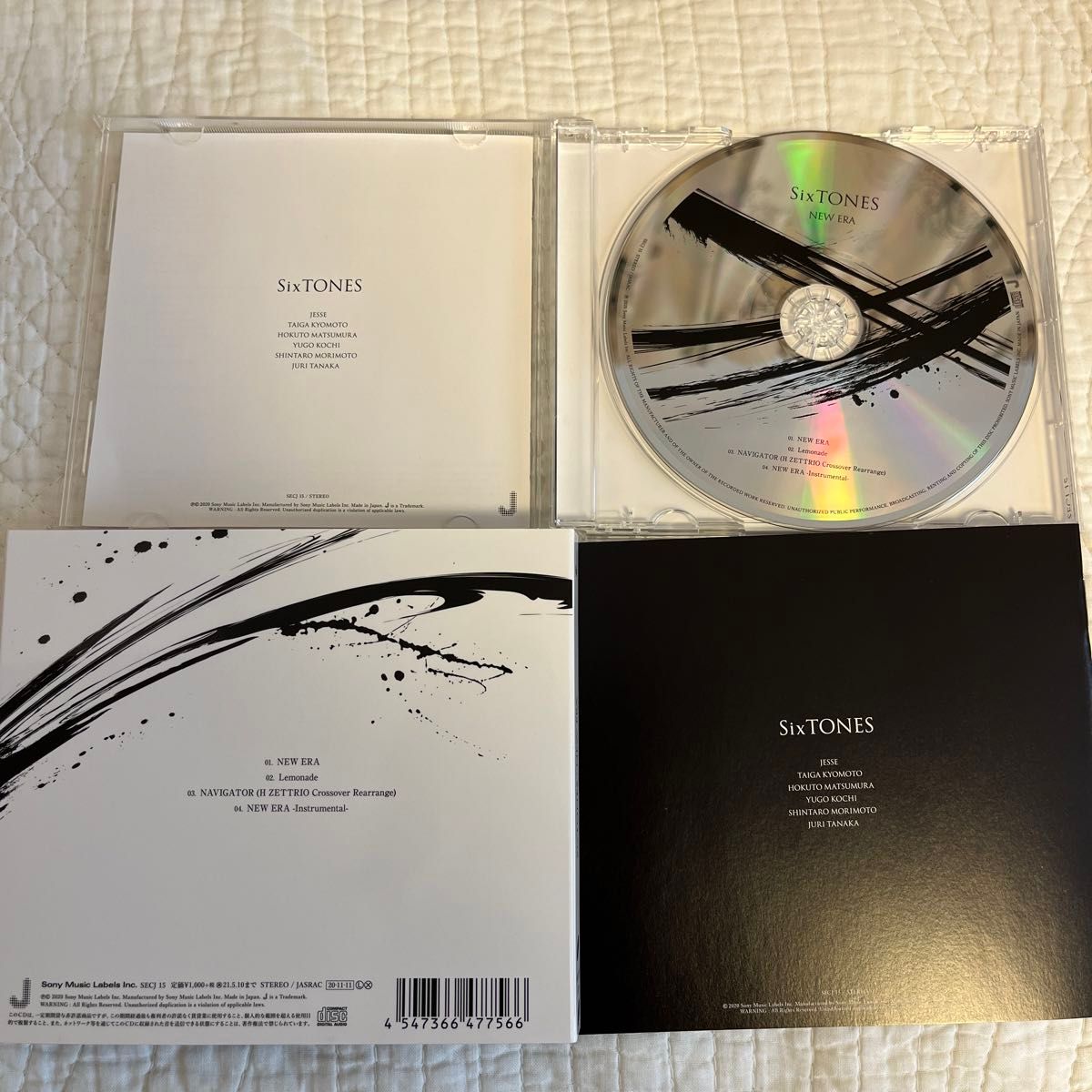 SixTONES  CD セットNAVIGATOR (通常盤) ／NEWERA 通常盤(初回仕様)