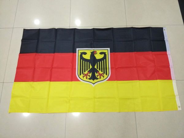 西ドイツ国旗 大型フラッグ 4号 150cmX90 DM便発送_画像2