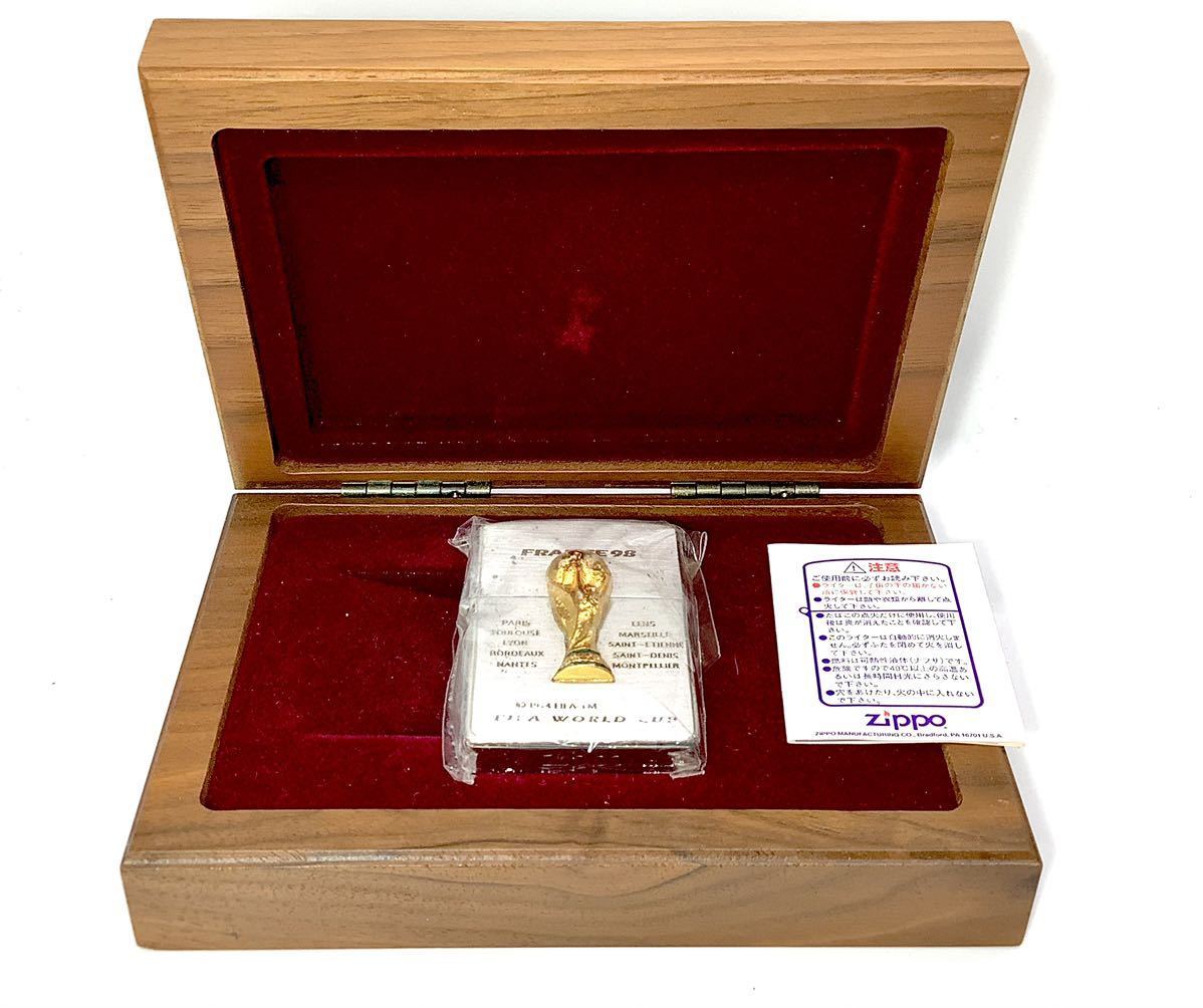 FR ◆【未開封】　Zippo ライター ●FIFA WORLDCUP **FRANCE98 1997年製 限定品シリアルNo入り ■限定品箱付　//サッカー ワールドカップ_画像8