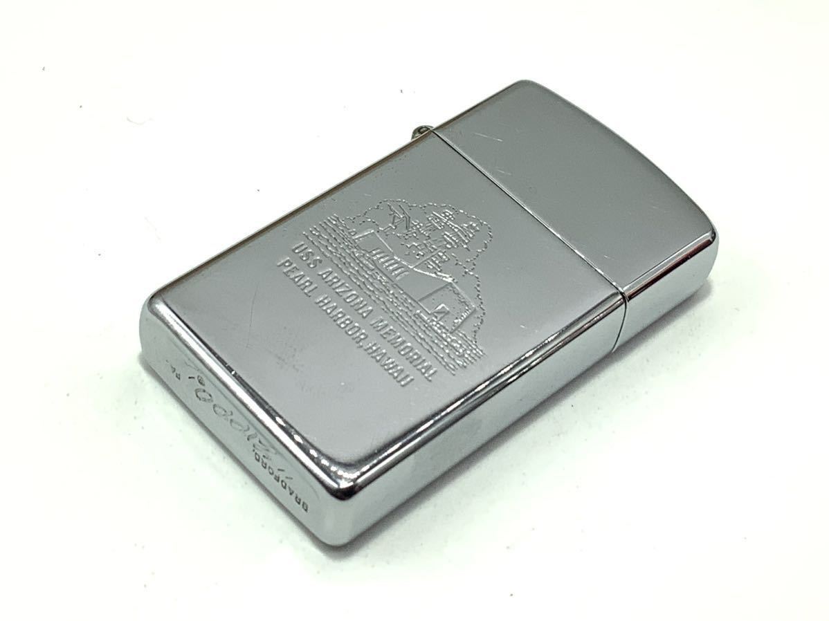 N5◆ ？年製　Zippo ジッポー ハワイ パールハーバー 真珠湾攻撃 USA ALISONA MEMOLIAL //タバコ ライター グッズ ★希少品※激安出品中！_画像4