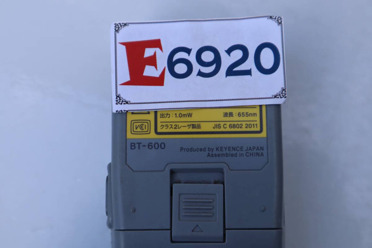 E6920 Y (5台セット) 純正 KEYENCE/キーエンス　ハンディターミナル BT-600 / BT-LIBS 純正バッテリー付き_画像9
