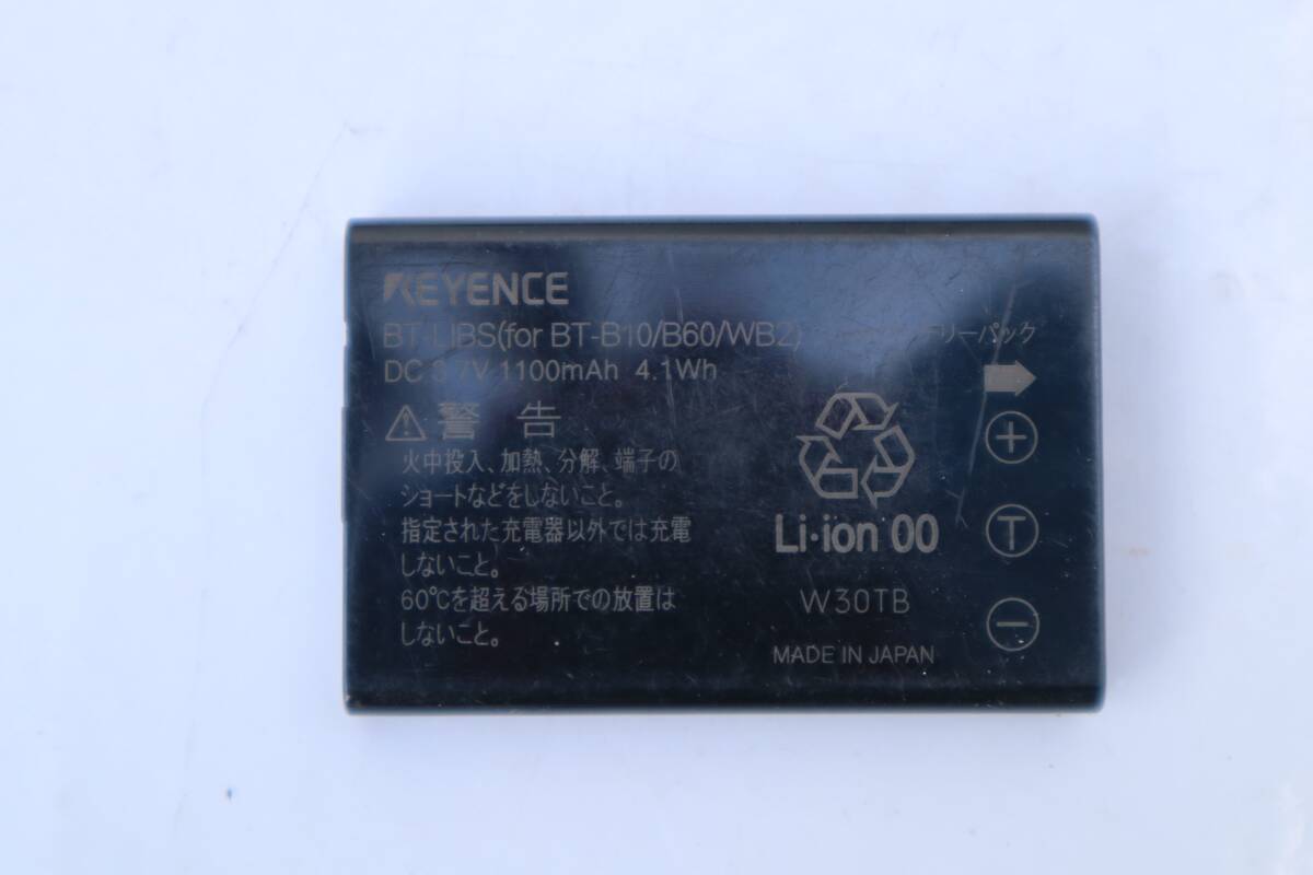 E6920 Y (5台セット) 純正 KEYENCE/キーエンス　ハンディターミナル BT-600 / BT-LIBS 純正バッテリー付き_画像4