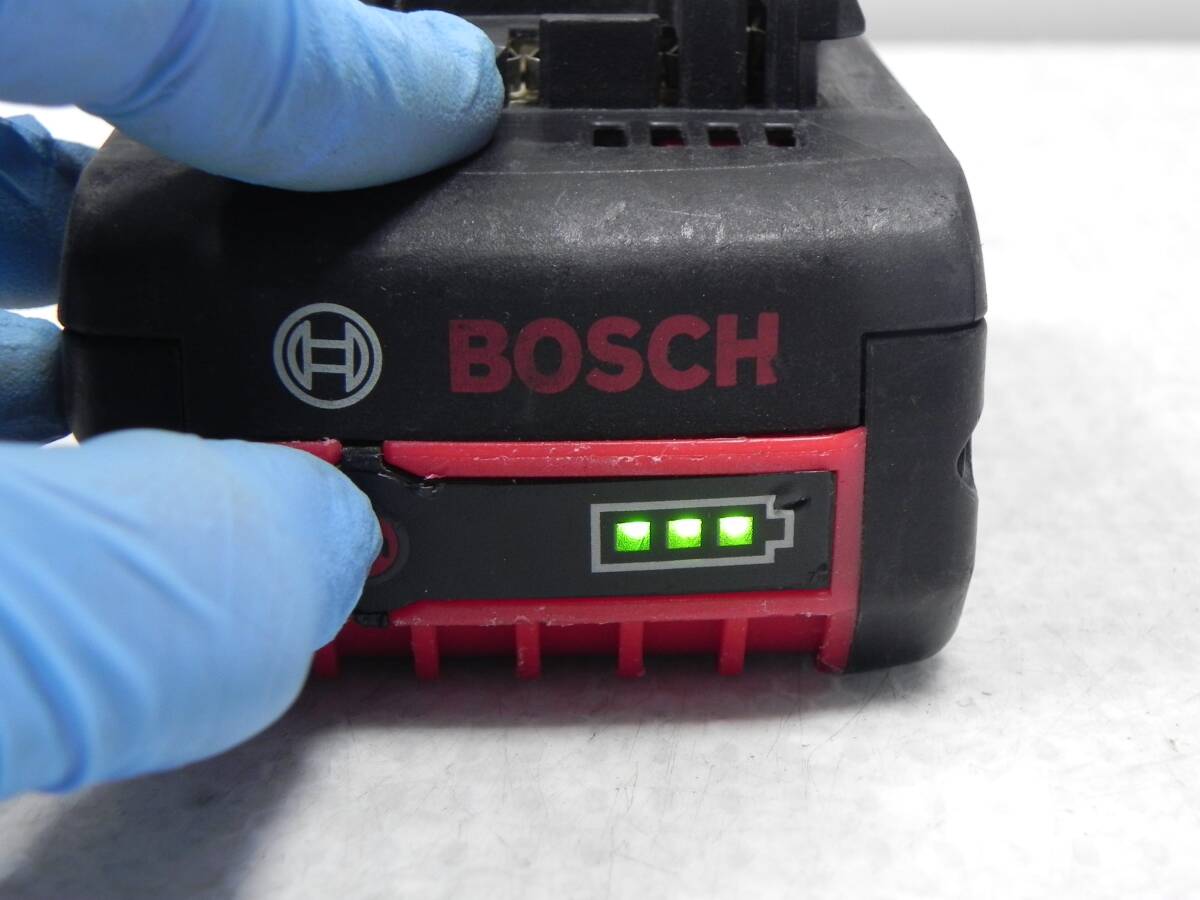 E7324 & BOSCH ボッシュ 純正 バッテリー 70538 / 18V / 3.0Ah_画像4