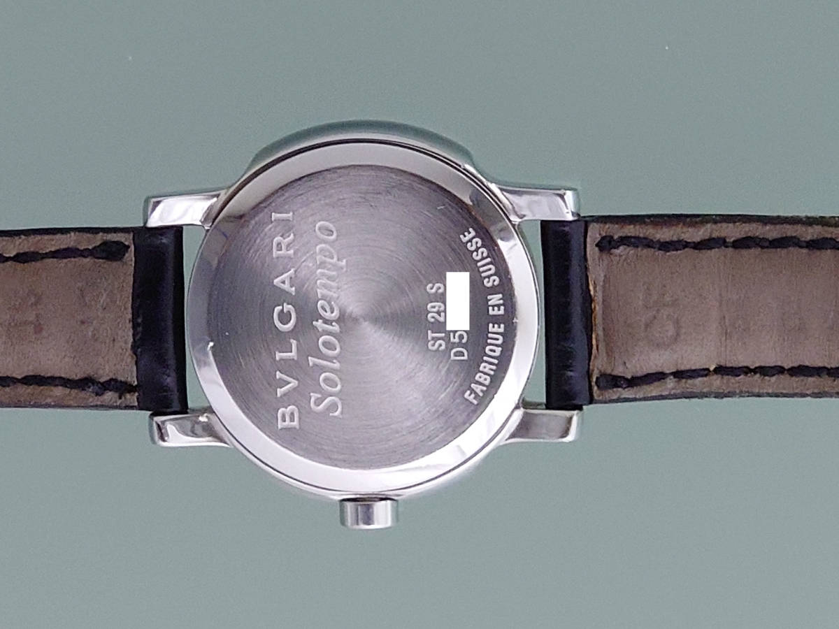 【ジャンク】BVLGARI　ブルガリ　ソロテンポ　ST29S　クォーツ　腕時計_画像5
